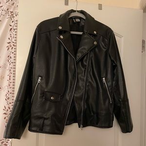 Faux Leather Jacket from H&M